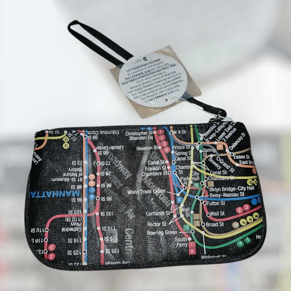 NYC wristlet makeup